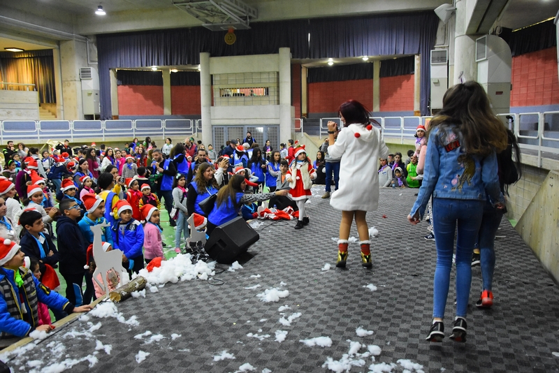 Saint Vincent de paul celebrating Christmas at Jesus & Mary school